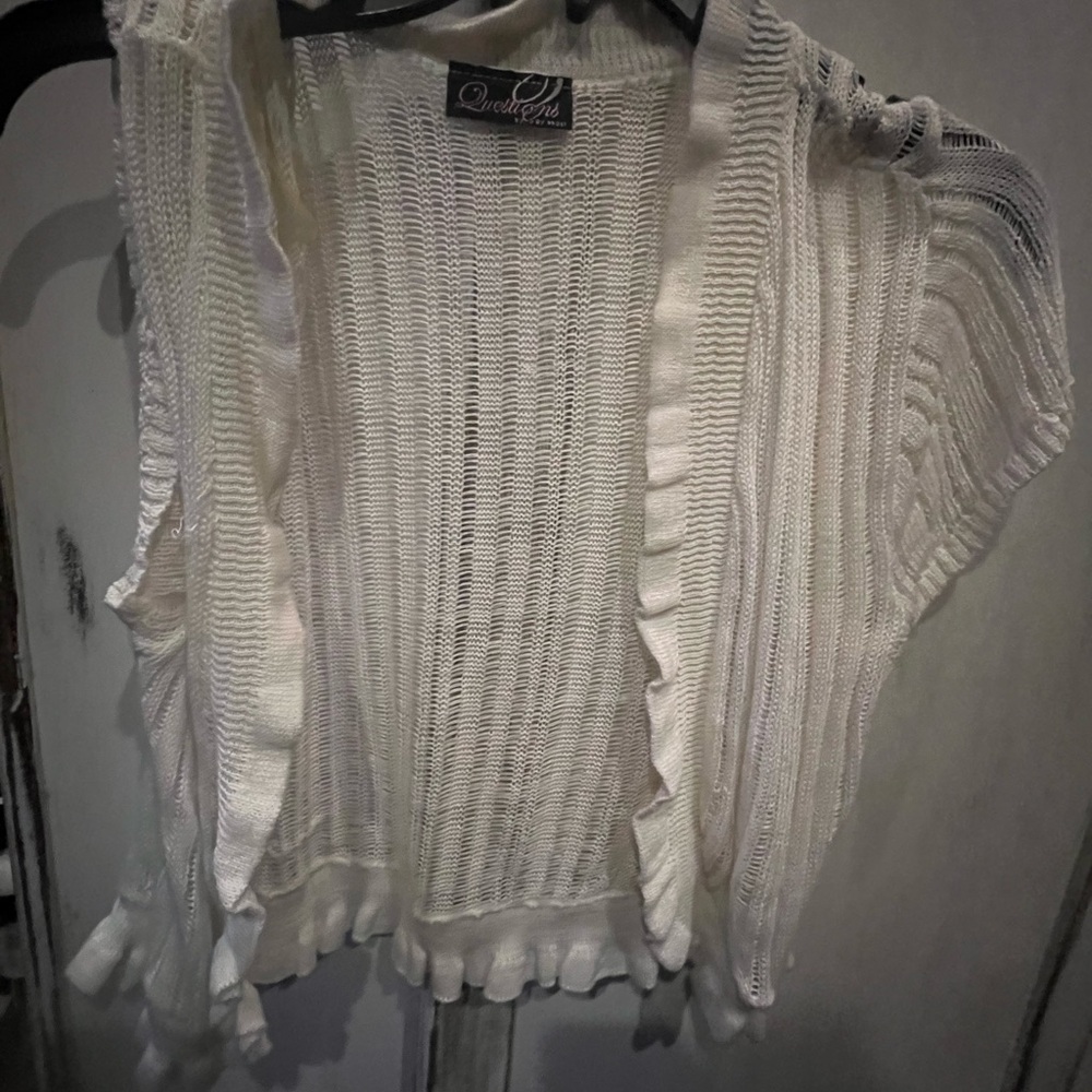 White lightweight top